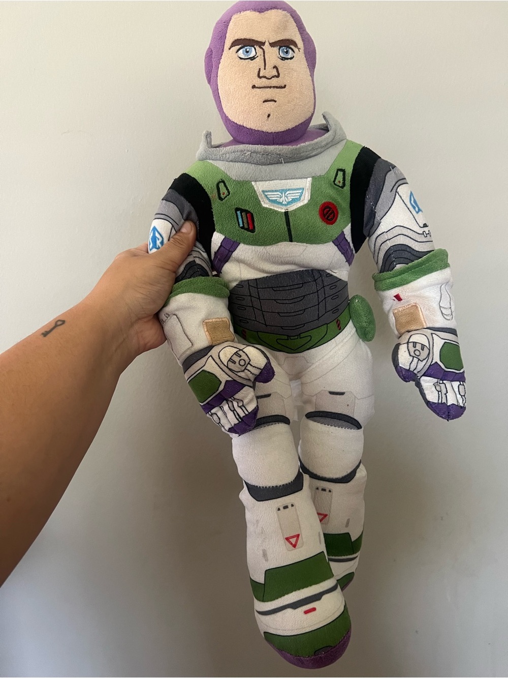 Buzz Lightyear Plush Toy - Green & White Space Ranger(medium size)